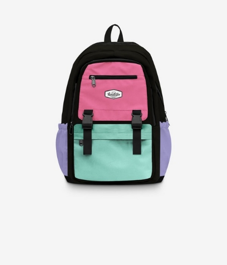 Sac à dos - Colorblock - Candy Crushed - Flushed Pink | Headster Kids