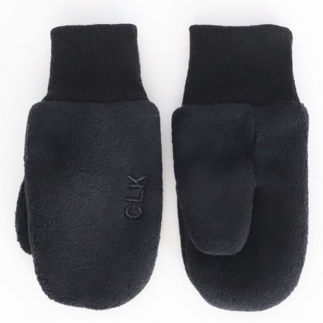 Mitaines en polar - Black | Calikids