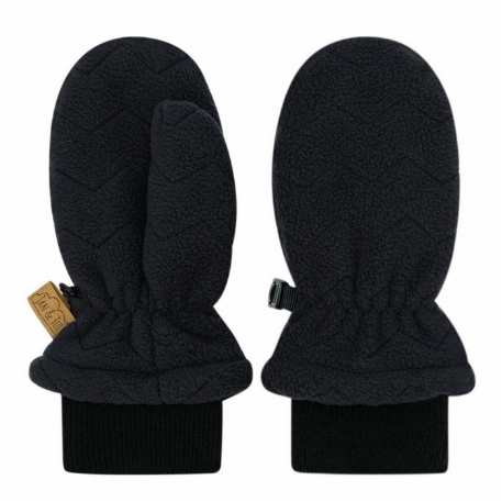 Mitaines en polar - Black | Jan & Jul