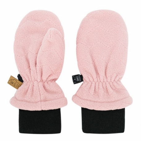 Mitaines en polar - Dusty Pink | Jan & Jul