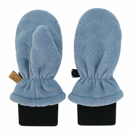 Mitaines en polar - Stormy Blue | Jan & Jul