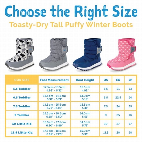 Bottes d'.hiver - Toasty-Dry Tall Puffy - Dusty Pink | Jan & Jul