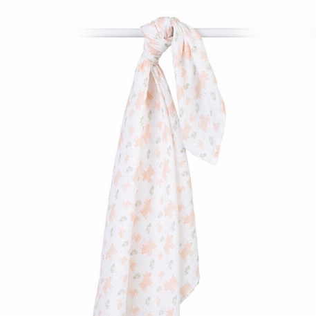 Couverture en mousseline - Cochon | Lulujo
