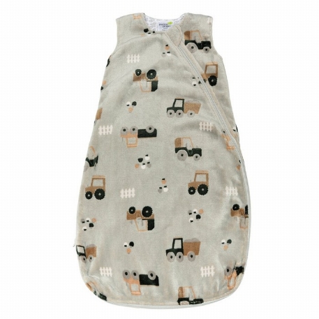 Sac de nuit en peluche - Tracteurs (1.5 Togs) | Perlimpinpin