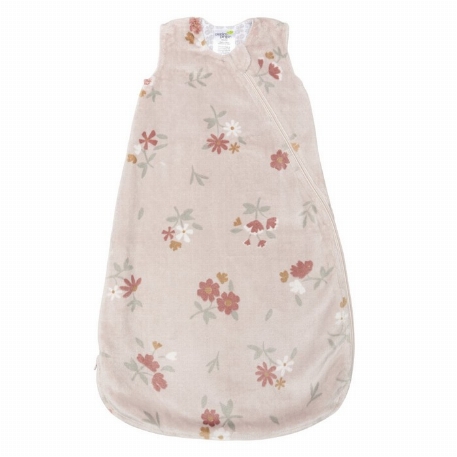 Sac de nuit en peluche - Floral (1.5 Togs) | Perlimpinpin