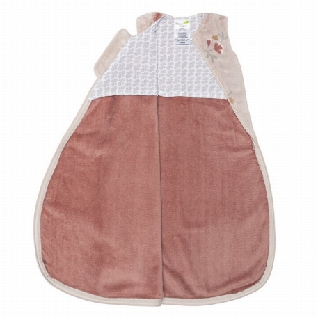 Sac de nuit en peluche - Floral (1.5 Togs) | Perlimpinpin