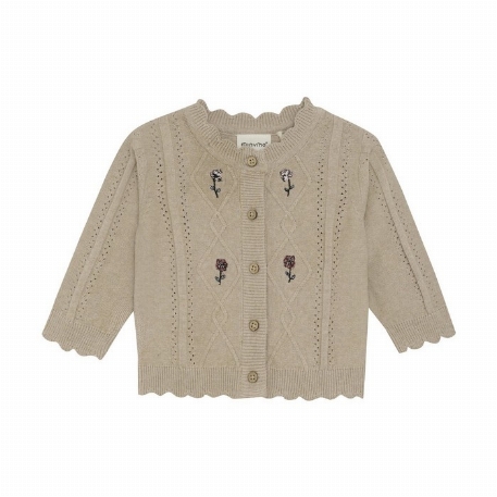 Cardigan - Beige Melange | Minymo