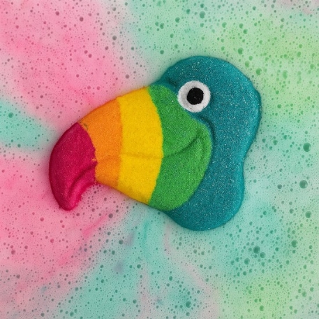 Bombe de bain avec surprise - Toucan éclatant | La Fabrik