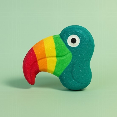 Bombe de bain avec surprise - Toucan éclatant | La Fabrik
