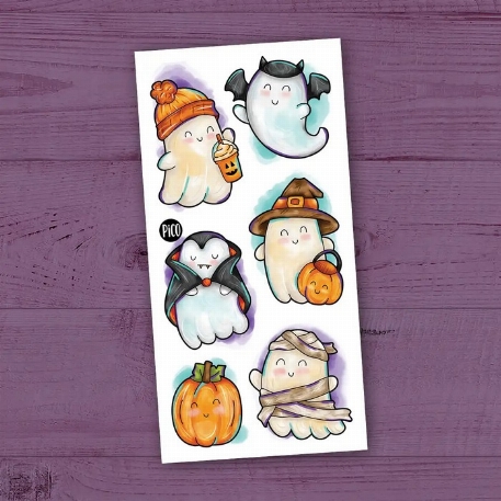 Tatouages temporaires - Les fantômes d'Halloween | PICO