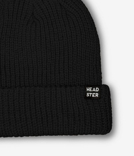 Tuque Minimal Beanie - Black | Headster Kids
