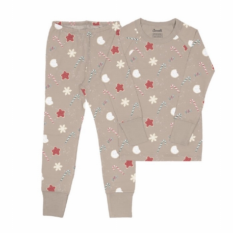 Pyjama en modal 2 pièces - Cannes de bonbon | Coccoli