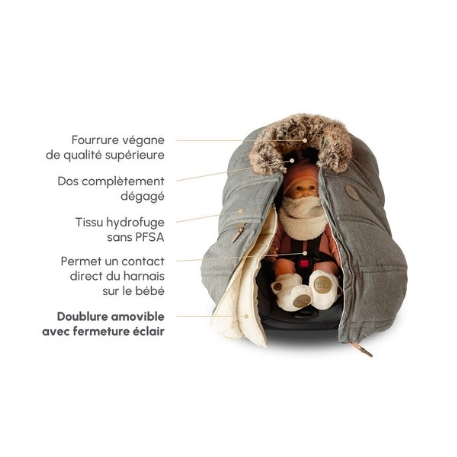Housse 3 saisons - Lilas | Petit Coulou