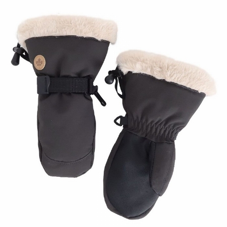 Mitaines imperméables Aviator - Black Ink | Calikids