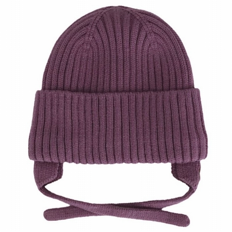 Tuque en tricot côtelée - Orchid | Calikids