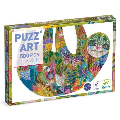 Puzz'art - Paresseux - 500 pcs | Djeco