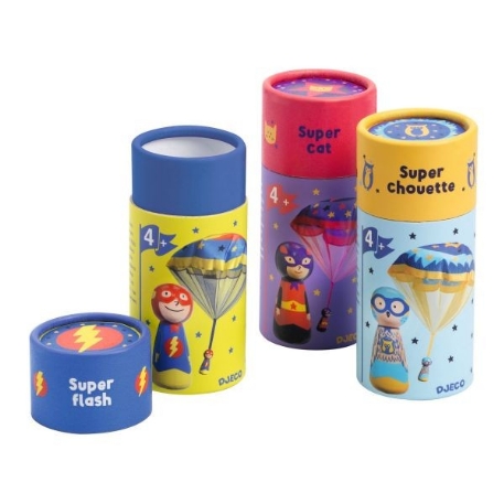 Parachutistes Flying Heroes - Super cat | Djeco