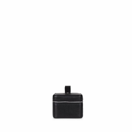 Le SHELLY - Trousse en cuir - Noir | Lambert