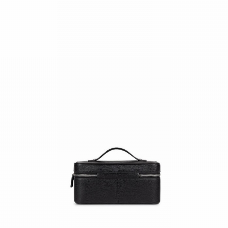 Le SHELLY - Trousse en cuir - Noir | Lambert