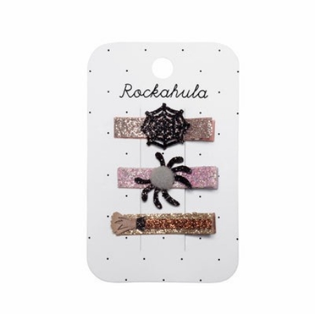 Barrettes Pqt 3 - Spooky Spider | Rockahula