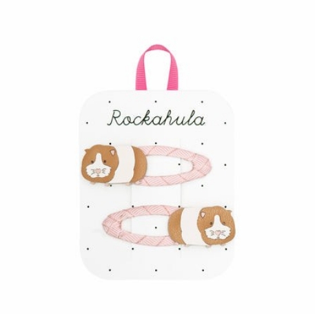 Barrettes Pqt 2 - Cochon d'inde Glenda | Rockahula