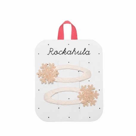 Barrettes Pqt 2 - Flocon brillant | Rockahula