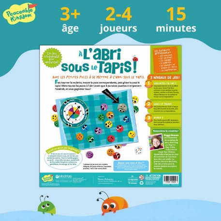 À l'abri sous le tapis! | Peaceable Kingdom