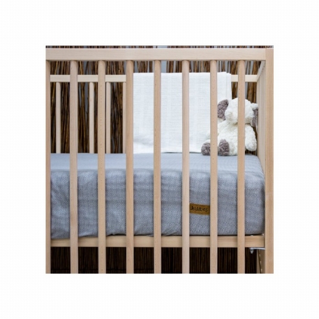 Drap de lit de bébé - Driftwood grey | Juddlies