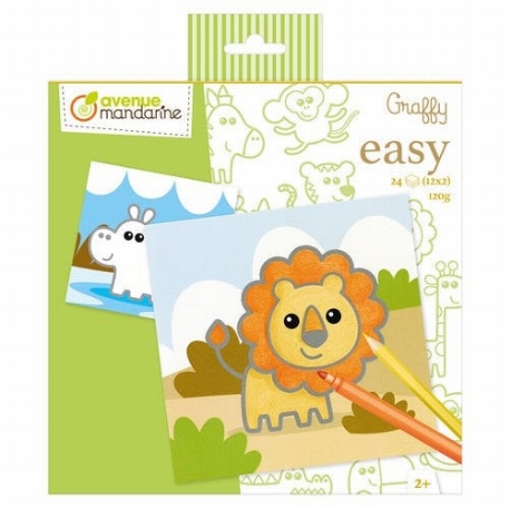 Graffy Facile - Animaux sauvages | My Mandarine