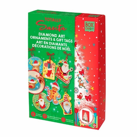 Totally Santa - Enc. d'art diamants - Décos de Noël | Box Candiy