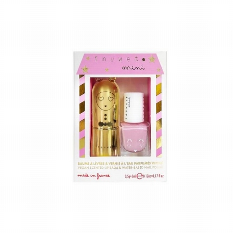 Duo Baume or et Vernis Rose - Cheesecake et Melon d'eau | Inuwet