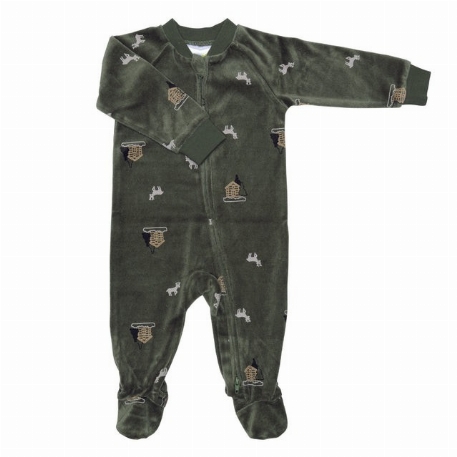Pyjama en velours - Forest | Perlimpinpin