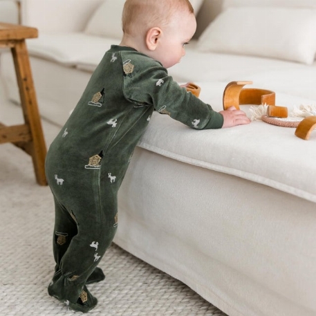 Pyjama en velours - Forest | Perlimpinpin