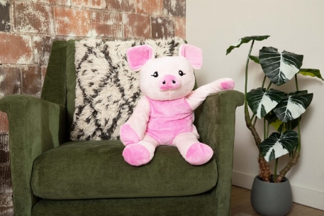 Peluche lestée - Harper le cochon | Hugimals