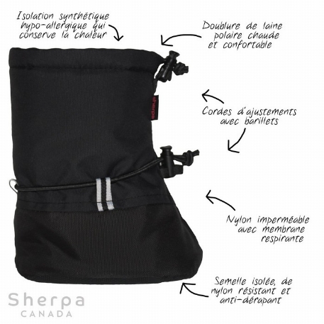 Mouflons Chic-Chocs - Noir Gris | Sherpa