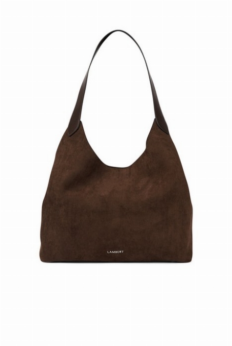 Le KATY - Sac fourre-tout en suède - Bark | Lambert