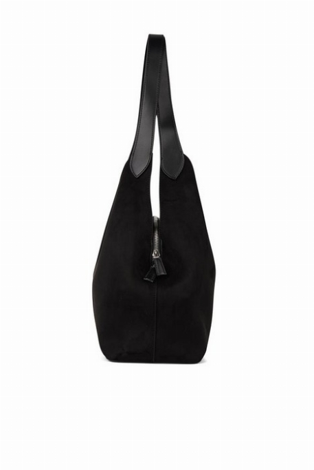 Le KATY - Sac fourre-tout en suède - Black | Lambert