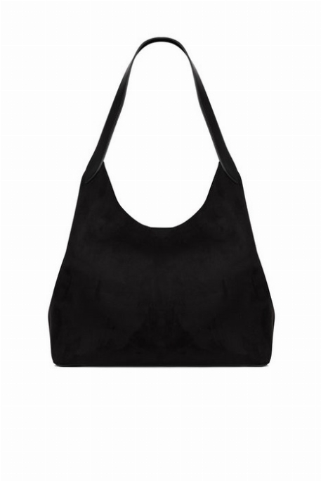 Le KATY - Sac fourre-tout en suède - Black | Lambert