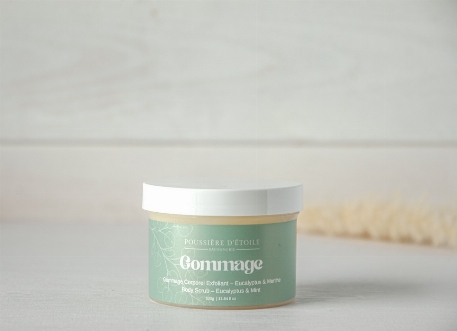 Gommage sucré salé - Eucalyptus et Citron | Savonnerie Poussière d'Étoile