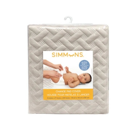 Housse pour matelas à langer - Sand | Simmons