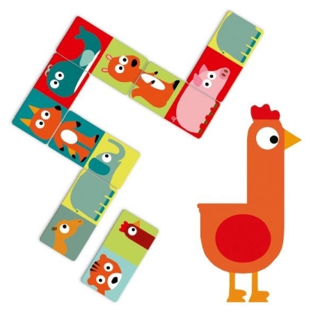 Domino Puzzle - Animo | Djeco