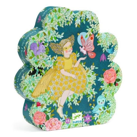 Puzzle silhouette 54 pcs - L'arbre de Flora | Djeco