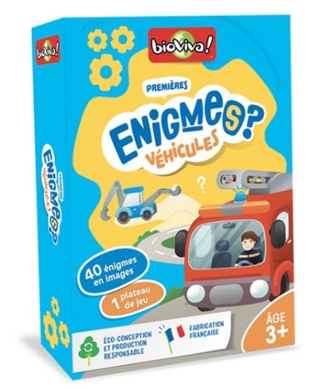 Mes premières énigmes - Véhicules | Bioviva