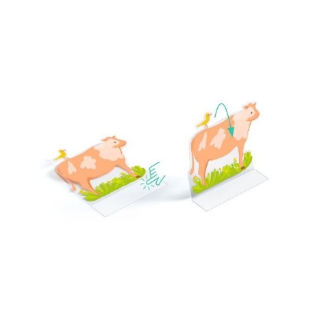 Gommettes à relever - À la ferme | Djeco