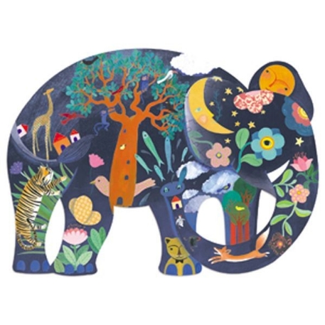 Puzz'art - Éléphant - 150 pcs | Djeco