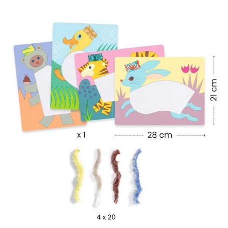 Laine & scratch - Tout poilus! | Djeco