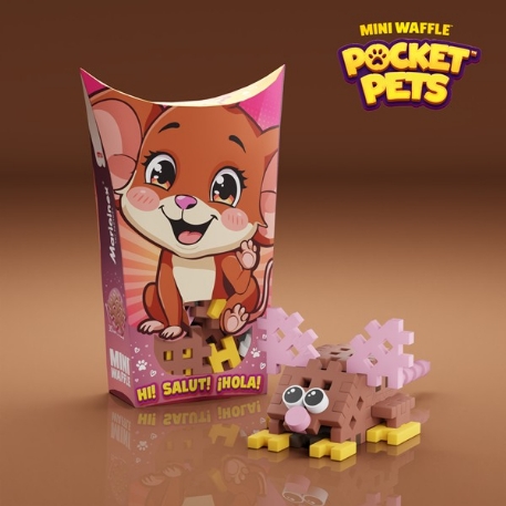 Mini Waffle - Animaux de poche - Souris 25pcs | Miarioinex
