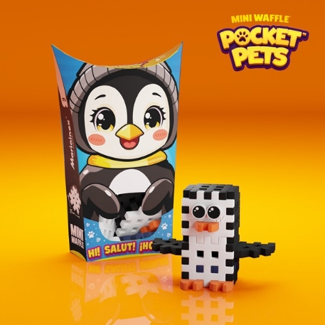 Mini Waffle - Animaux de poche - Pingouin 17 pcs | Marioinex