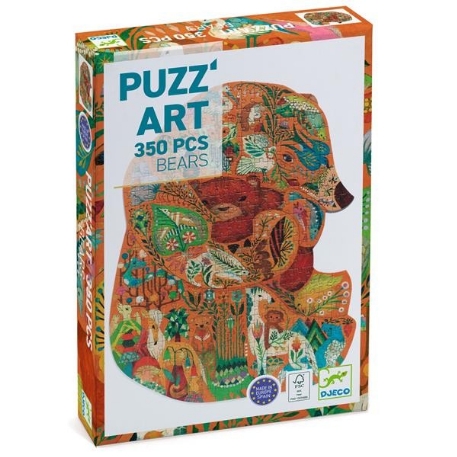Puzz'art - Bears - 350 pcs | Djeco