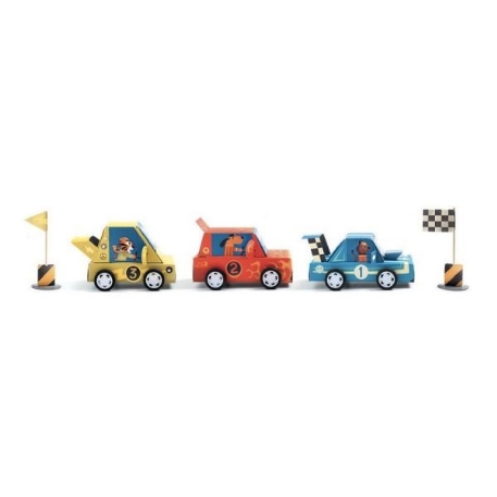 DIY - Grand Prix (3 voitures de course) | Djeco